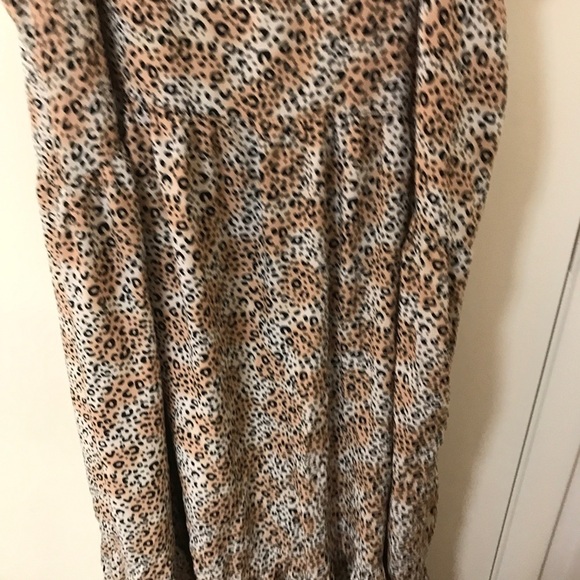 Kensie Women Animal Print Sleeveless Night Dress, Brown and Black Combo size XL - Picture 7 of 13